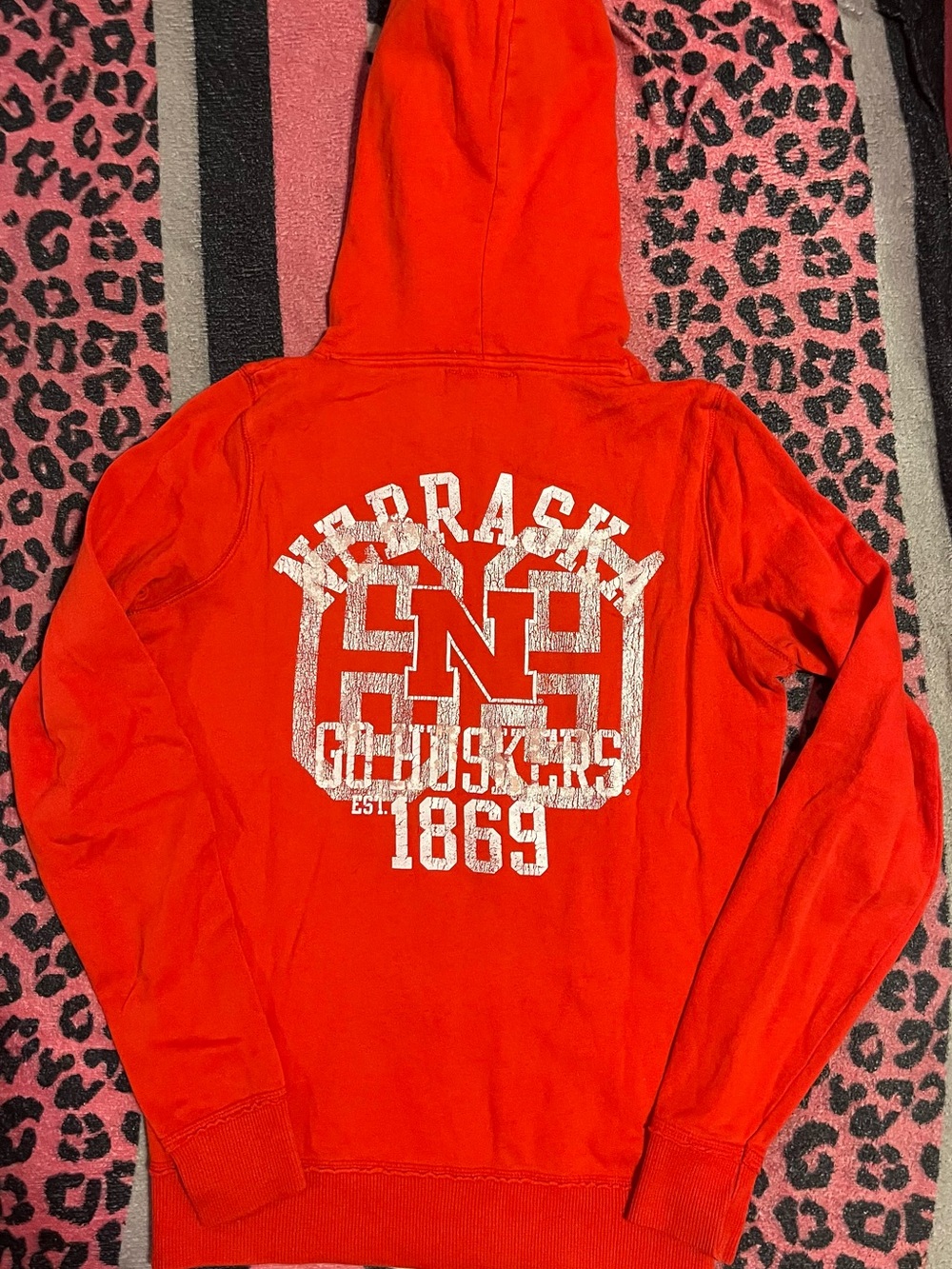 Vintage PINK Victoria's Secret Nebraska Cornhuskers hoodie